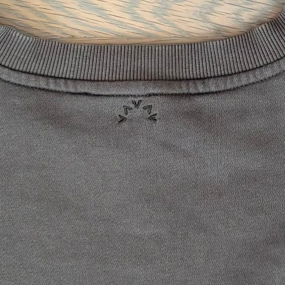 Varley Weymouth Crewneck Sweatshirt Tie Back Cut Out Olive Womens Size Medium - Picture 4 of 12